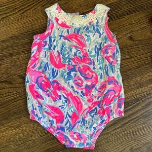 Lilly Pulitzer baby romper 6-12M